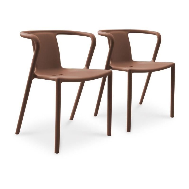 Lot composé de 2 fauteuils de jardin - CITY GARDEN - DIEGO-FT - Terra