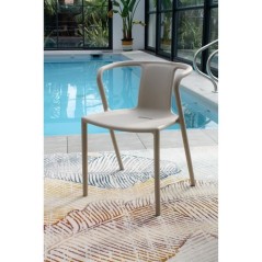 Lot composé de 2 fauteuils de jardin - CITY GARDEN - DIEGO-FT - Sable