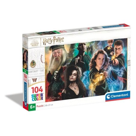 Clementoni - Harry Potter - Puzzles 104 Pieces Super - Puzzle enfant - Des 6 ans - 38x27cm