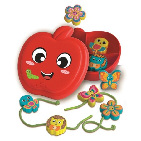 CLEMENTONI - Pomme et ses amis - Jeu d'enfilage - Montessori