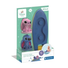 CLEMENTONI - Coffret Surfeur Stitch/Angel - Jouet de bain - Des 6 mois