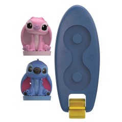 CLEMENTONI - Coffret Surfeur Stitch/Angel - Jouet de bain - Des 6 mois