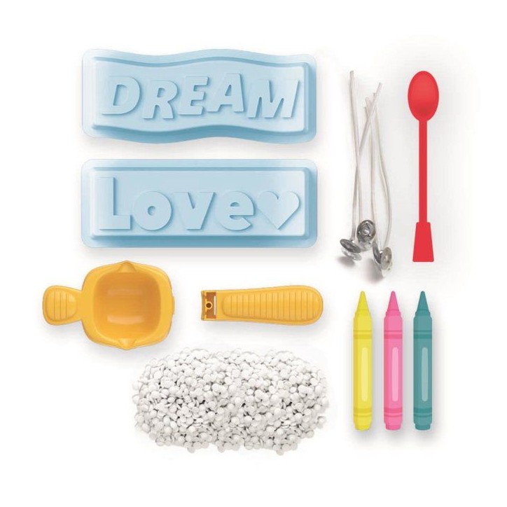 Crée tes bougies - Clementoni - Coffret de 2 bougies - Série Messages - a partir de 8 ans Crée tes bougies - Clementoni - Coffret de 2 bougies - Série Messages - a partir de 8 ans