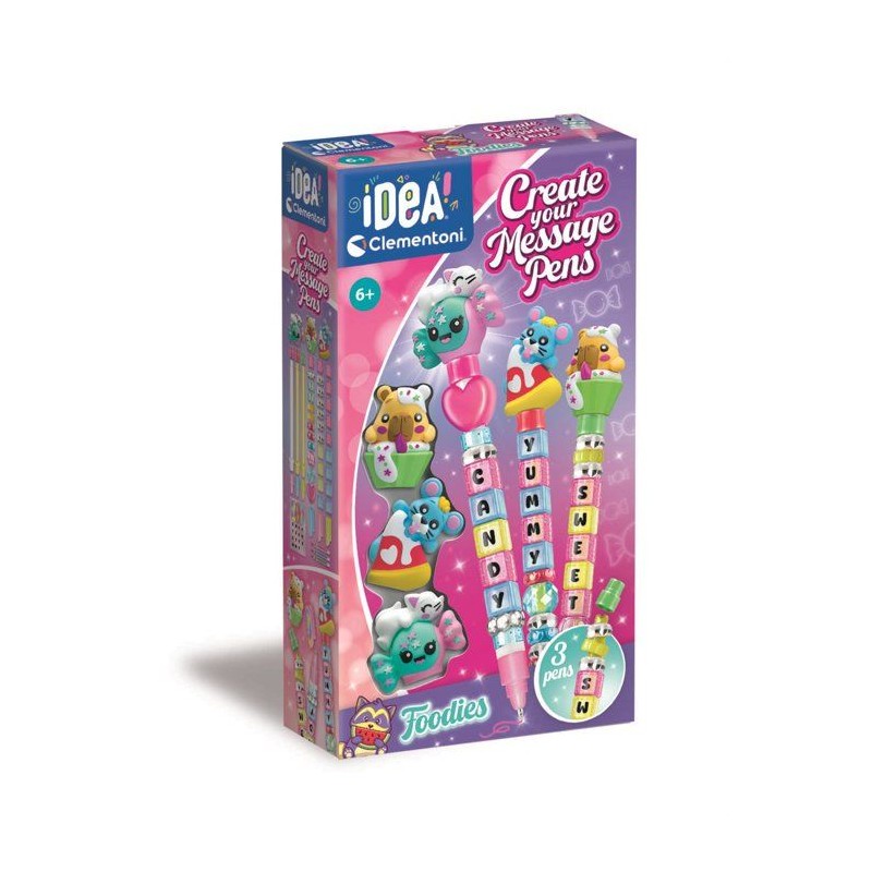 Crée tes Stylos - Clementoni - Mini atelier des Stylos - Coffret Food