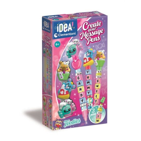 Crée tes Stylos - Clementoni - Mini atelier des Stylos - Coffret Food