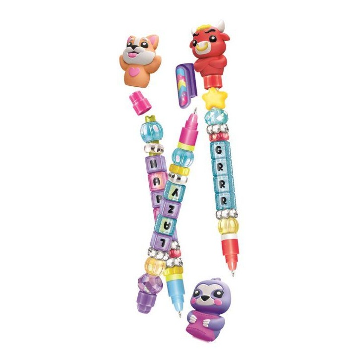 Crée tes Stylos - Clementoni - Mini atelier des Stylos - Coffret Feelings - 3 Stylos inclus et accessoires - Des 6 ans
