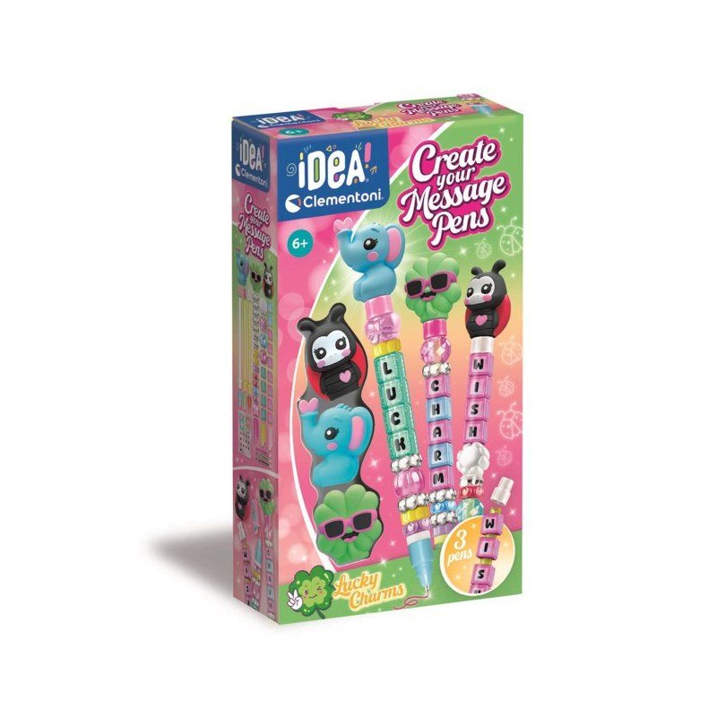 Crée tes Stylos - Clementoni - Mini atelier des Stylos - Coffret Luck