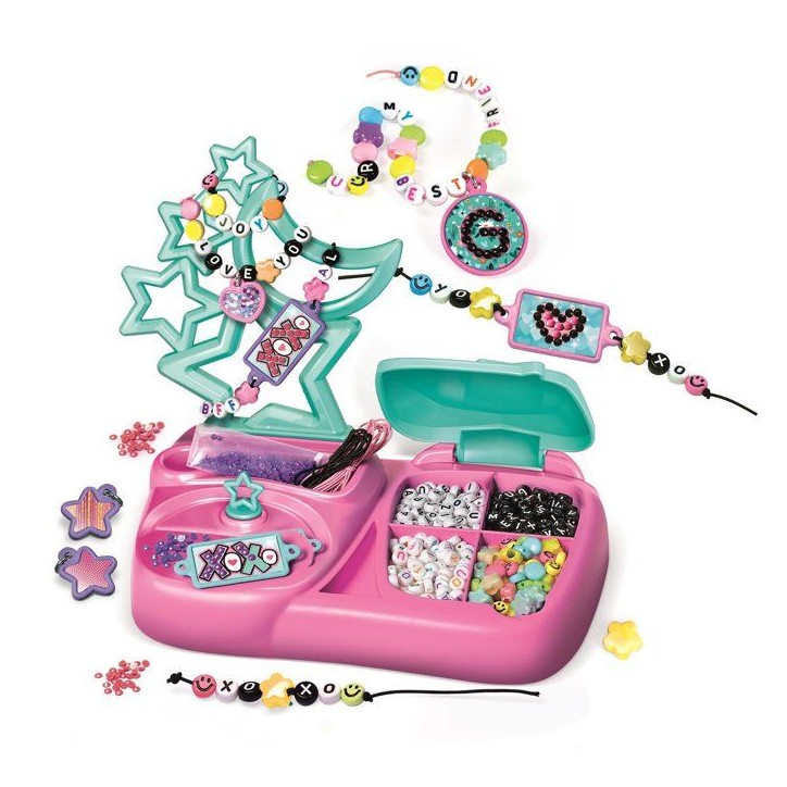 Coffret Bijoux Message Creations Swiftie - Clementoni - Perles, Strass & Cordons Élastiques - Bracelets et Colliers a Personnal Coffret Bijoux Message Creations Swiftie - Clementoni - Perles, Strass & Cordons Élastiques - Bracelets et Colliers a Personnal