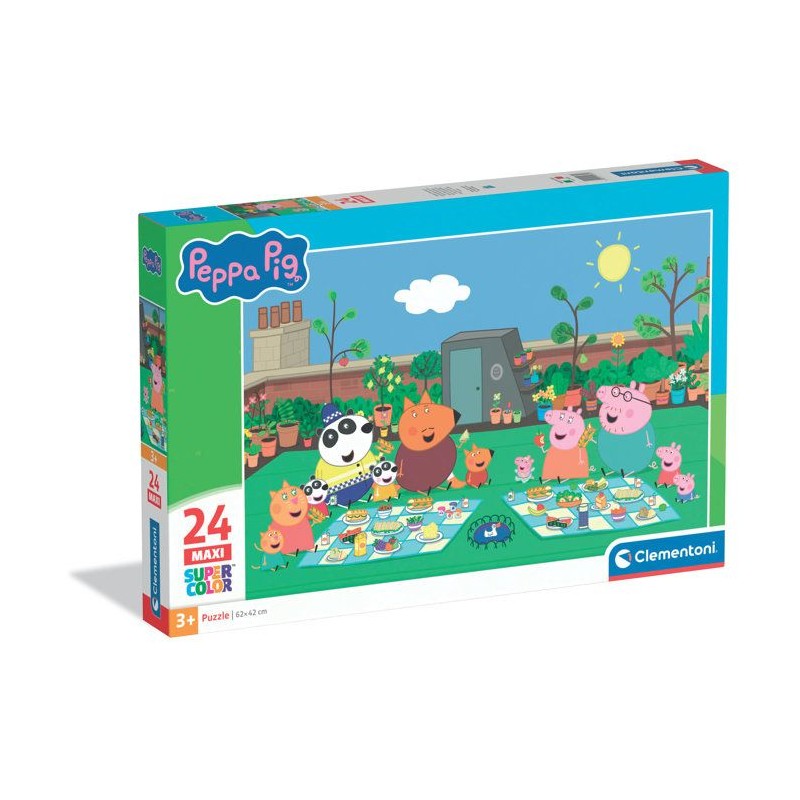 CLEMENTONI - 24 pieces Maxi - Peppa Pig