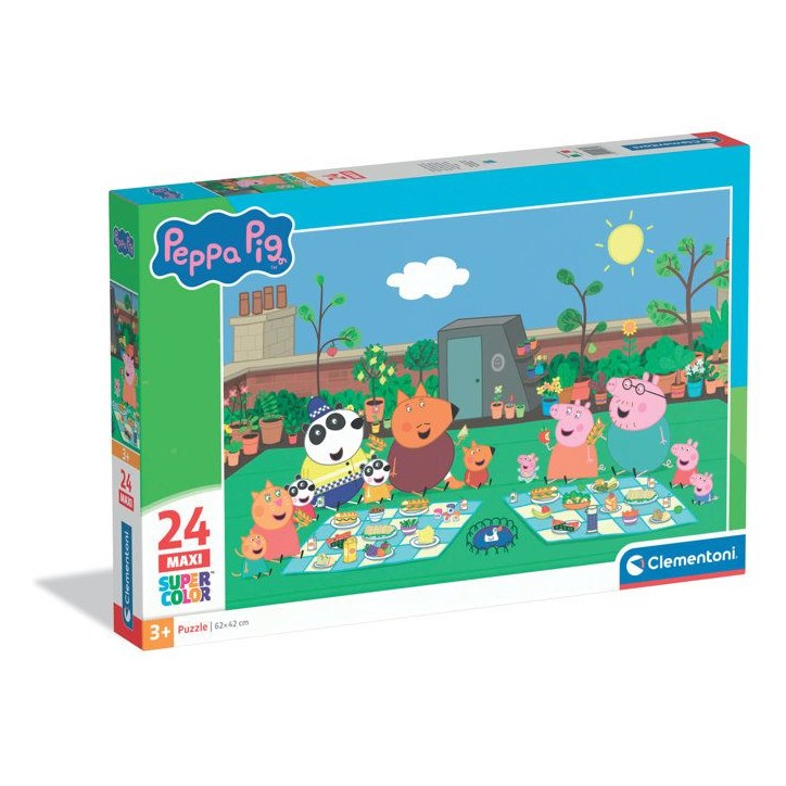 CLEMENTONI - 24 pieces Maxi - Peppa Pig CLEMENTONI - 24 pieces Maxi - Peppa Pig