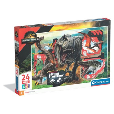 CLEMENTONI - 24 pieces Maxi - Jurassic World