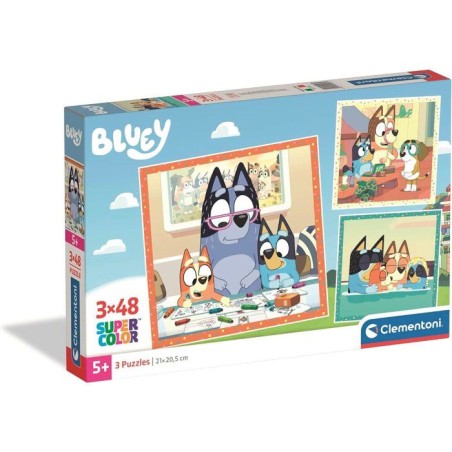 Puzzle 3x48 pieces - Bluey
