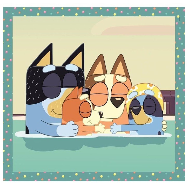 Puzzle 3x48 pieces - Bluey