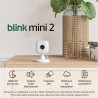 Caméra - BLINK HOME SECURITY - Mini 2 - Systeme 2 caméras - Blanc