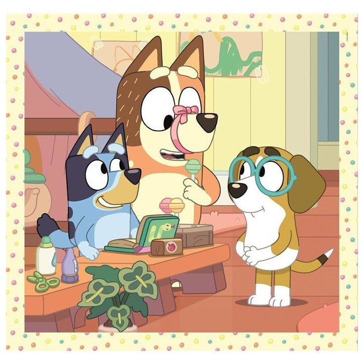 Puzzle 3x48 pieces - Bluey