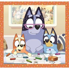 Puzzle 3x48 pieces - Bluey