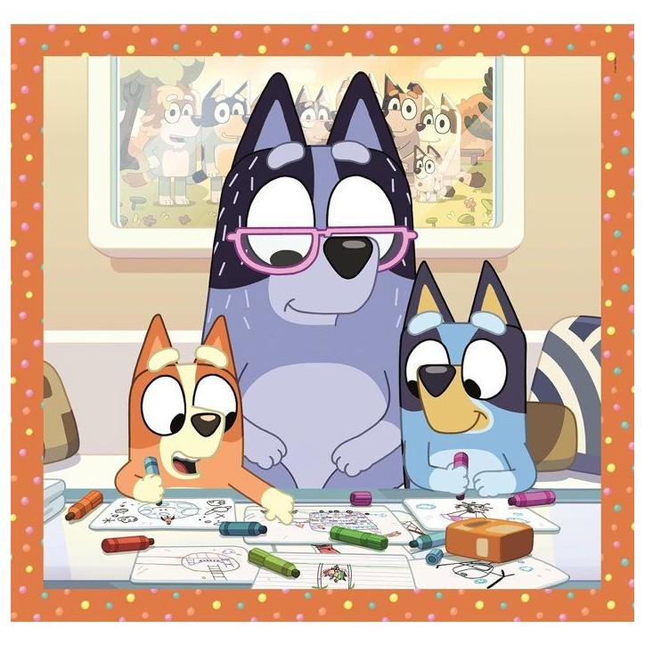 Puzzle 3x48 pieces - Bluey