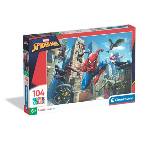 Clementoni - SpiderMan - Puzzles 104 Pieces Super - Puzzle enfant - De
