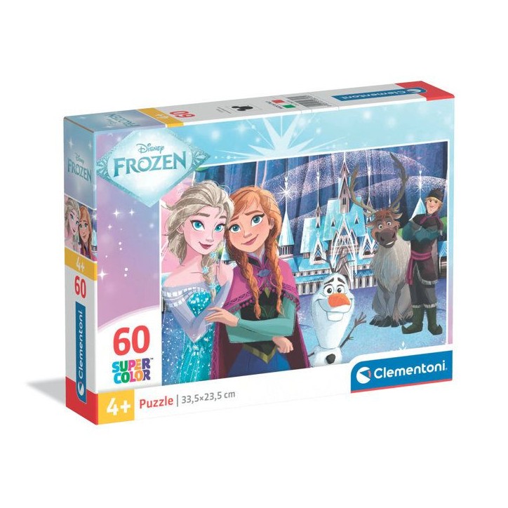 CLEMENTONI - 60 pieces - La Reine des Neiges CLEMENTONI - 60 pieces - La Reine des Neiges