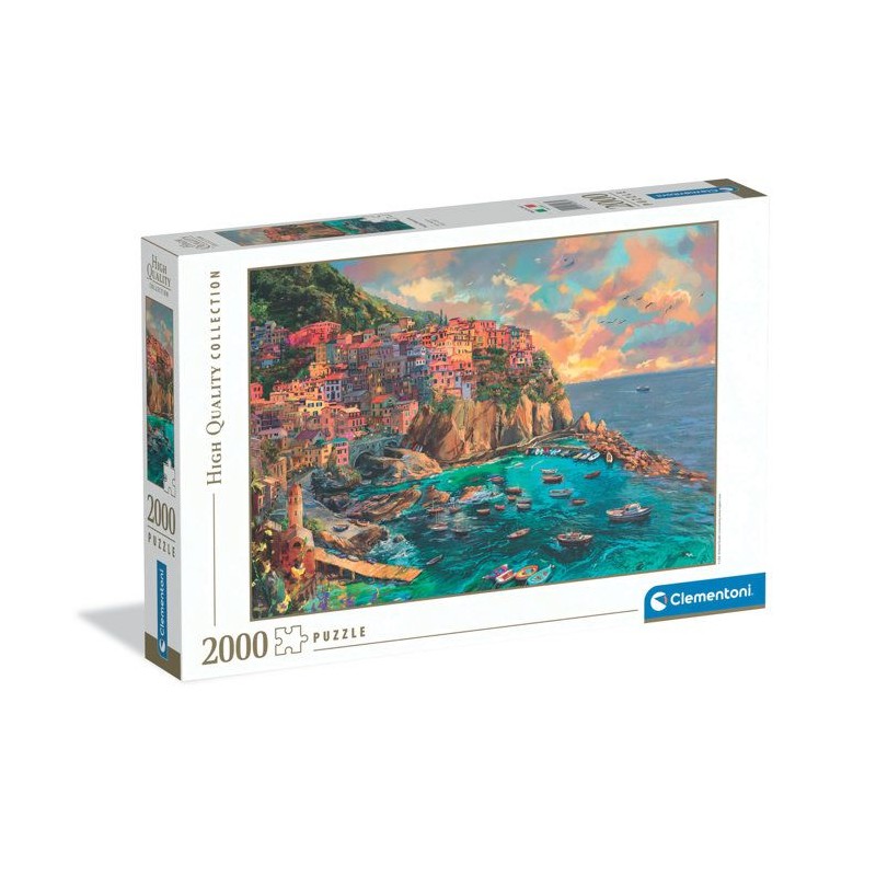 CLEMENTONI - 2000 pieces - Painted Manarola