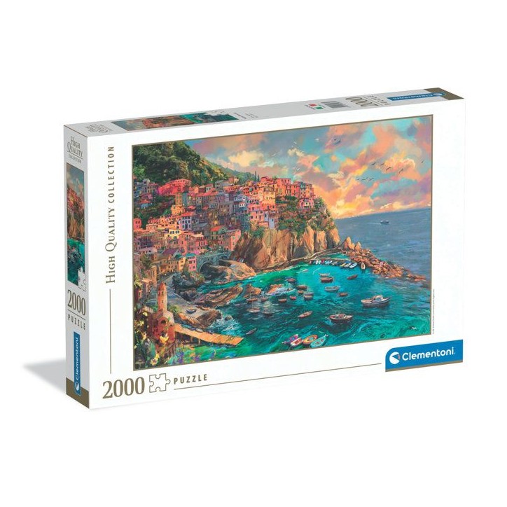 CLEMENTONI - 2000 pieces - Painted Manarola