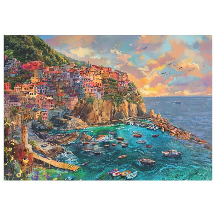 CLEMENTONI - 2000 pieces - Painted Manarola