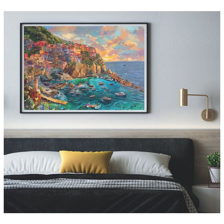 CLEMENTONI - 2000 pieces - Painted Manarola
