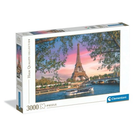 CLEMENTONI - 3000 pieces - Iron Lady in Pink