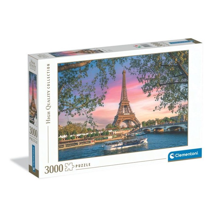 CLEMENTONI - 3000 pieces - Iron Lady in Pink