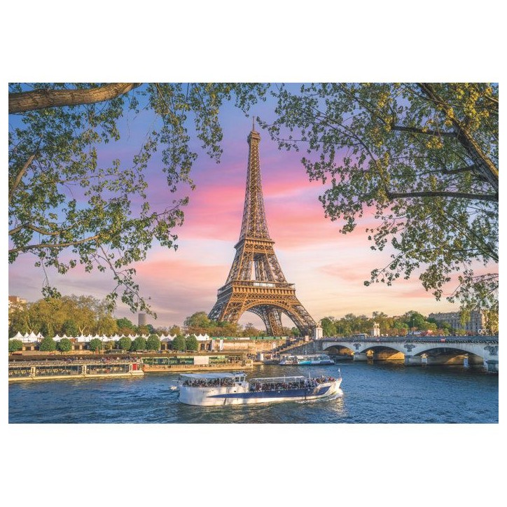CLEMENTONI - 3000 pieces - Iron Lady in Pink