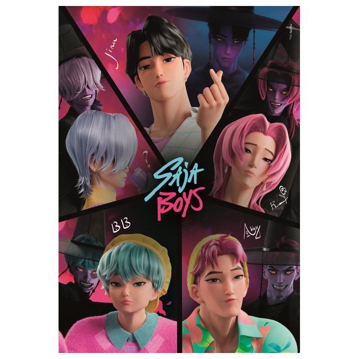 Clementoni - K-Pop Demon Hunters - Puzzle 500 Pieces - Puzzle enfant - Saja Boys - Des 8 ans - Netflix Clementoni - K-Pop Demon Hunters - Puzzle 500 Pieces - Puzzle enfant - Saja Boys - Des 8 ans - Netflix