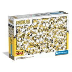 CLEMENTONI - Compact 500 pieces - Impossible Snoopy