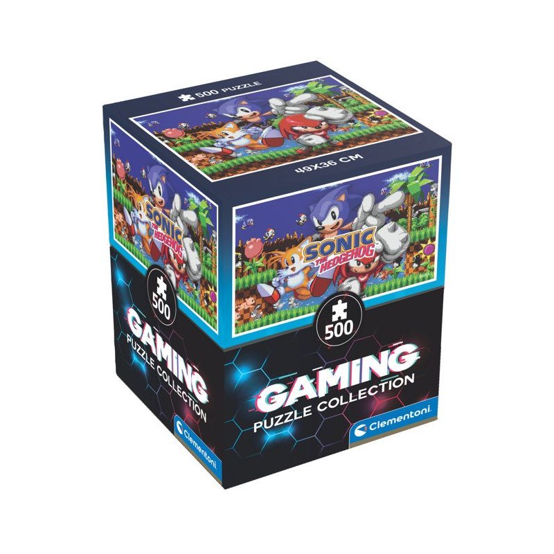 CLEMENTONI - Cube 500 pieces - Sonic