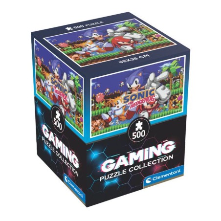 CLEMENTONI - Cube 500 pieces - Sonic