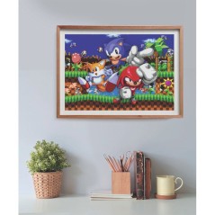 CLEMENTONI - Cube 500 pieces - Sonic