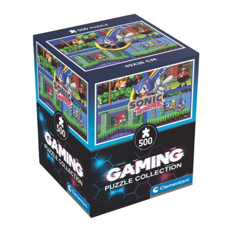 CLEMENTONI - Cube 500 pieces - Sonic