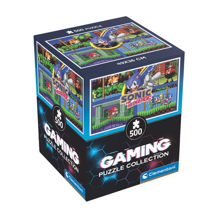 CLEMENTONI - Cube 500 pieces - Sonic CLEMENTONI - Cube 500 pieces - Sonic
