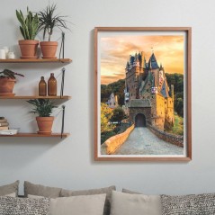 CLEMENTONI - Compact 1000 pieces - Golden Hour at Eltz Castle