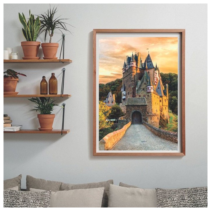 CLEMENTONI - Compact 1000 pieces - Golden Hour at Eltz Castle CLEMENTONI - Compact 1000 pieces - Golden Hour at Eltz Castle