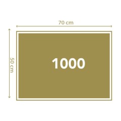 CLEMENTONI - Compact 1000 pieces - Painted Batu Caves