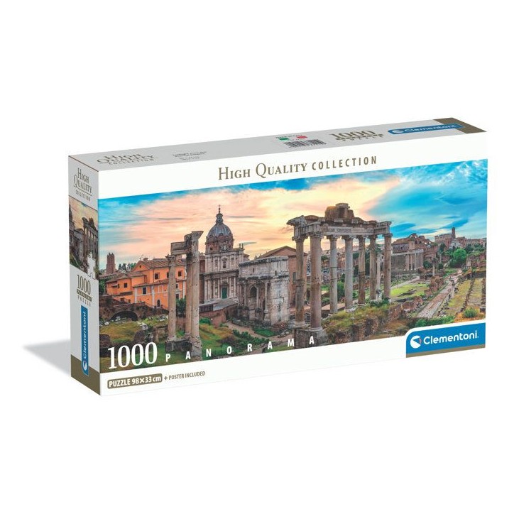 CLEMENTONI - Compact 1000 pieces Panorama - Twilight Over the Eternal Empire CLEMENTONI - Compact 1000 pieces Panorama - Twilight Over the Eternal Empire
