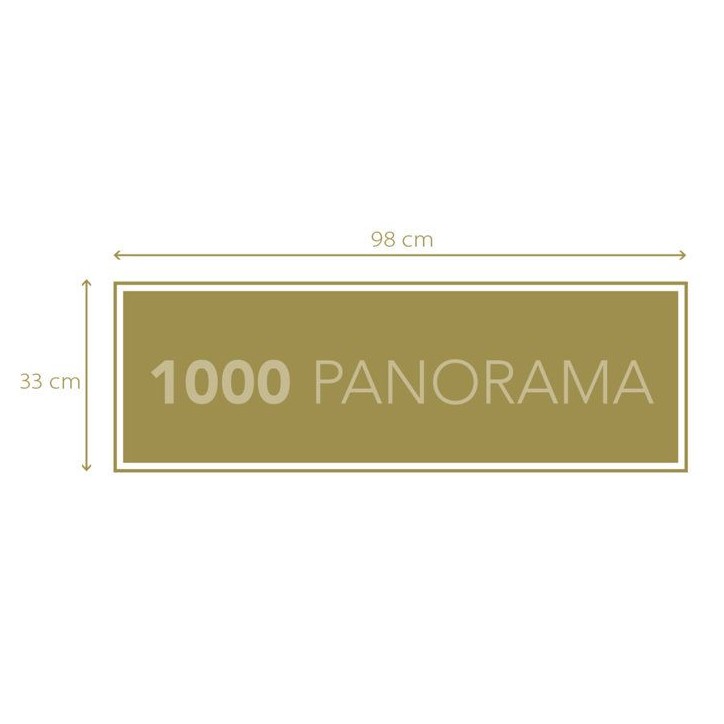 CLEMENTONI - Compact 1000 pieces Panorama - Twilight Over the Eternal Empire CLEMENTONI - Compact 1000 pieces Panorama - Twilight Over the Eternal Empire