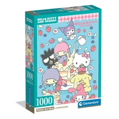 CLEMENTONI - Compact 1000 pieces - Hello Kitty