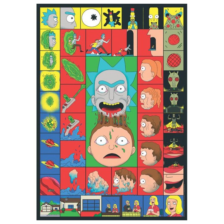 CLEMENTONI - Compact 1000 pieces - Rick&Morty CLEMENTONI - Compact 1000 pieces - Rick&Morty