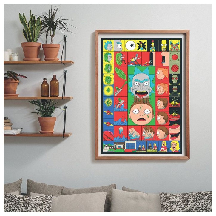 CLEMENTONI - Compact 1000 pieces - Rick&Morty CLEMENTONI - Compact 1000 pieces - Rick&Morty