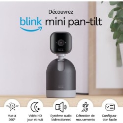 Caméra - BLINK HOME SECURITY - Mini Pan-Tilt - Rotative - Noir