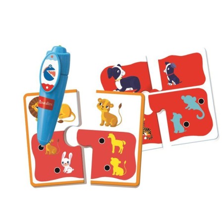 Mon stylo interactif - Les animaux - Jeu éducatif - Clementoni - Des 2 ans - Apprends en autonomie avec le stylo intéractif