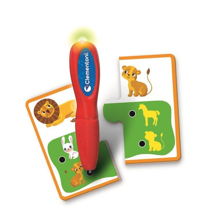 Mon stylo interactif - Les animaux - Jeu éducatif - Clementoni - Des 2 ans - Apprends en autonomie avec le stylo intéractif