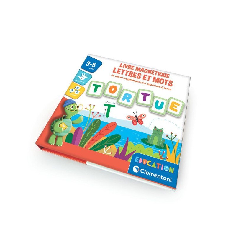 CLEMENTONI - Livre magnétique - Lettres et mots