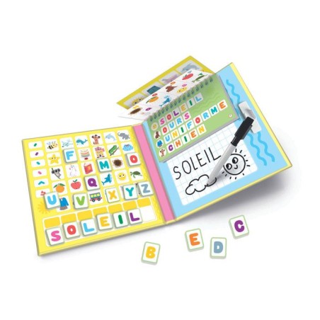 CLEMENTONI - Livre magnétique - Lettres et mots